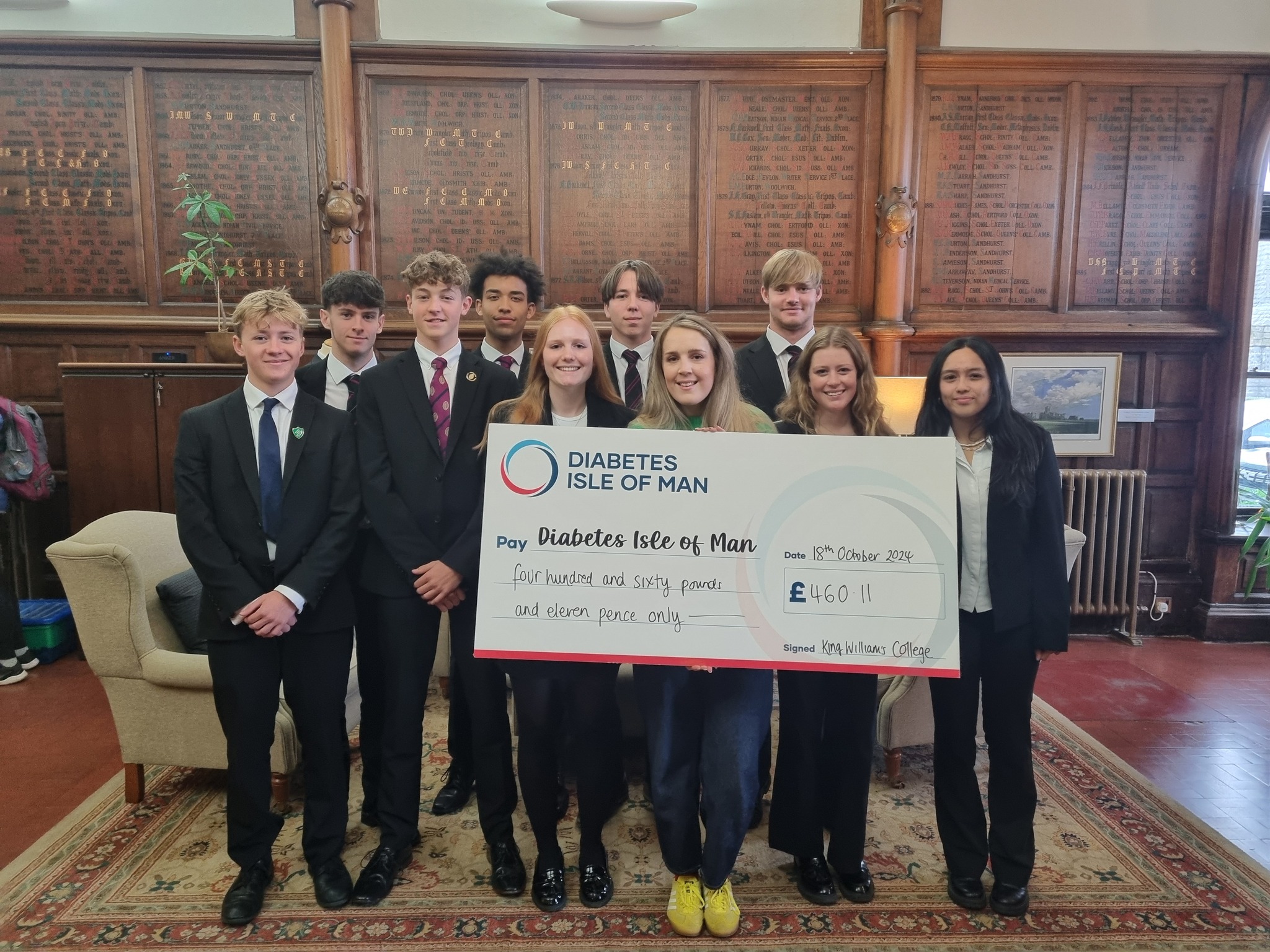 Students Support Diabetes Charity - Manx.News
