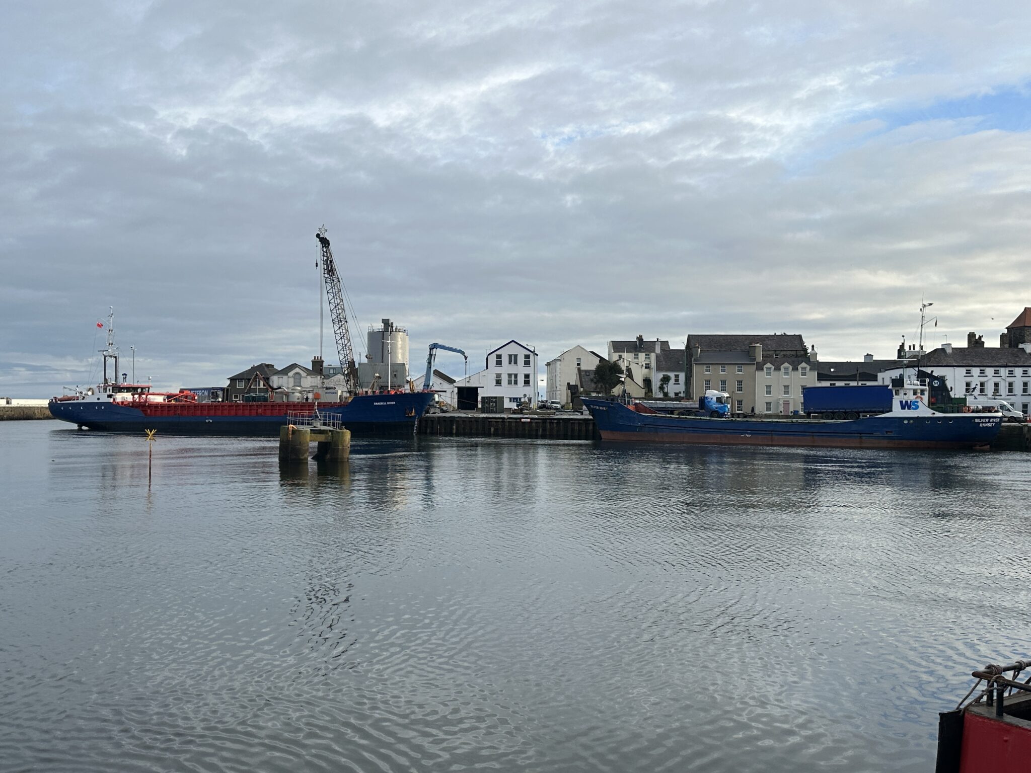 Watch: Town Welcomes Company's Flagship - Manx.News